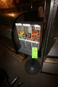 Triple Compartment Candy Dispenser, Overall Height: Aprox. 48" H (Located in Adamstown, PA--New Roof