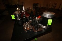 Banquet Coffee Accessories, with Tops, and Other Misc. Coffee Related (Located in Adamstown, PA)