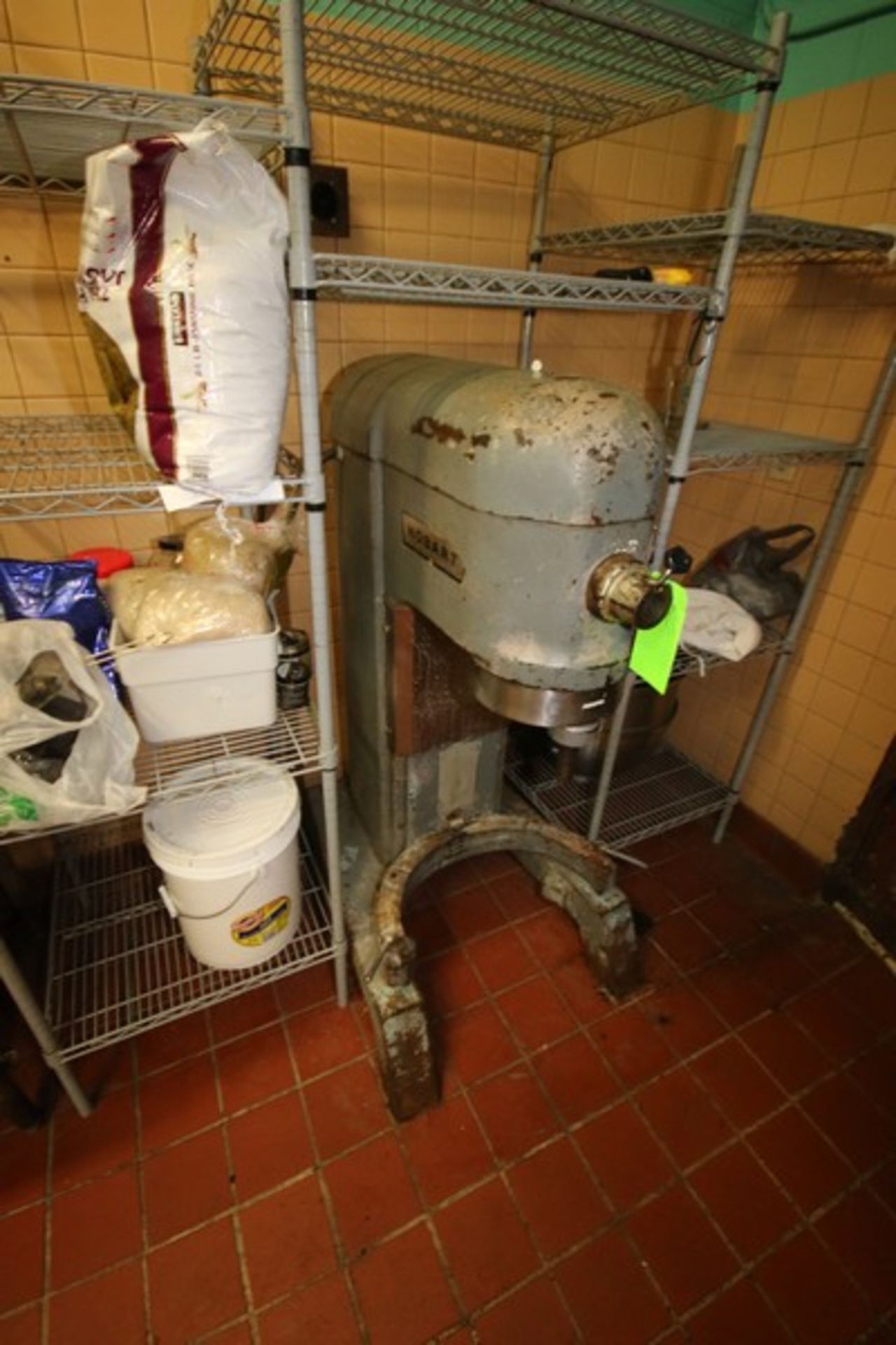 Hobart Commercial Mixer, M/N H-600, S/N 11-070-743, 208 Volts, 3 Phase, with S/S Mixing Bowl ( - Image 2 of 6