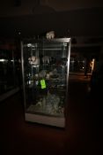 Glass Display Cases, Overall Dims.: Aprox. 48" L x 18" W x 72" H, with Internal Shelves (NOTE: