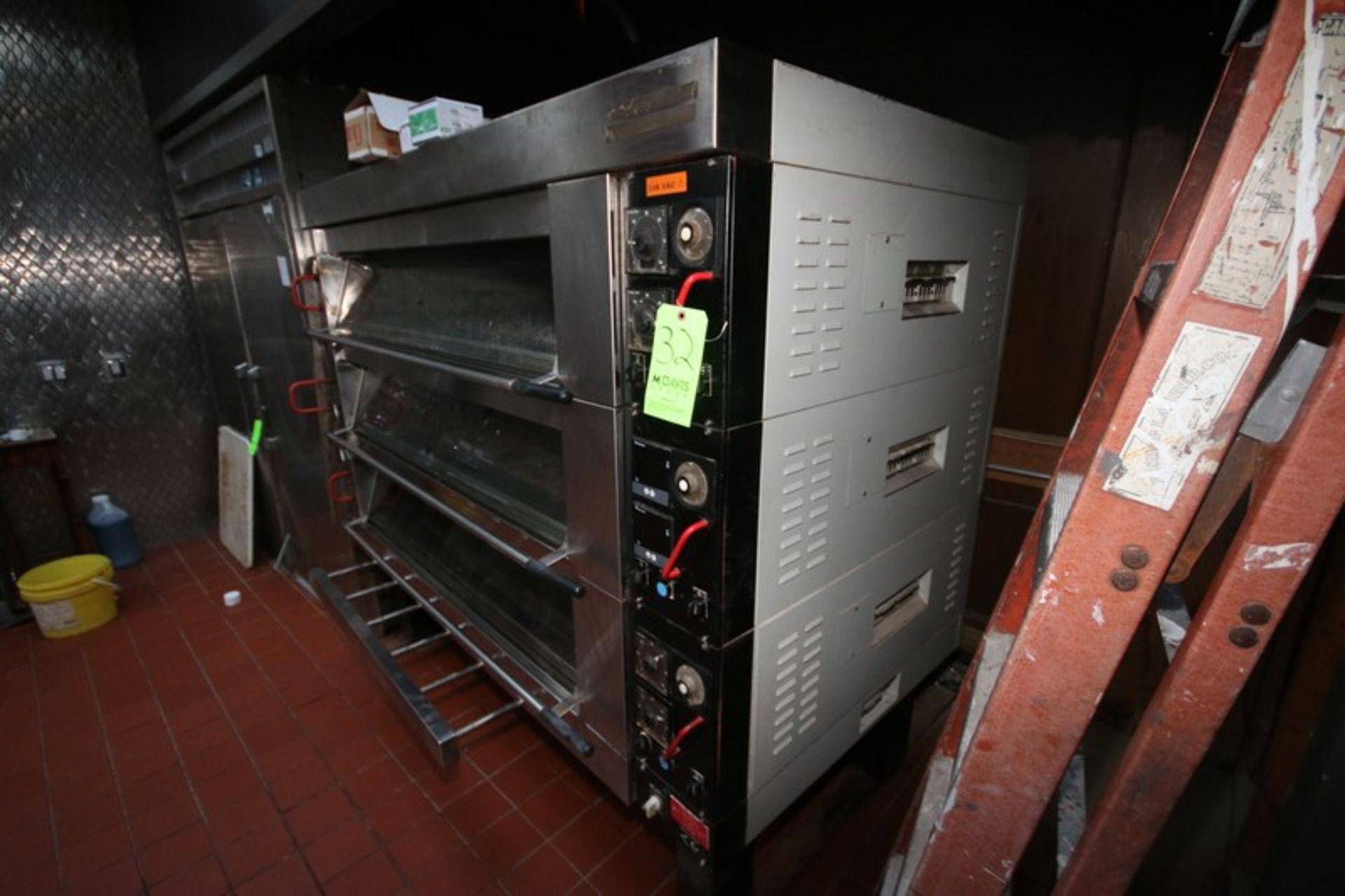 Bongard S/S Triple Decker Steam Injection Oven, with 3-Compartments, 240 Volts, Overall Dims.: Aprox - Image 4 of 4