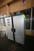 Manitowoc Double Door Refrigerator, M/N AV2A, Overall Dims.: Aprox. 52" L x 32" W x 84" H, with