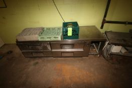 S/S Cabinet, with Bottom Drawers, Overall Dims.: Aprox. 80" L x 30-1/2" W x 25" H (Located in