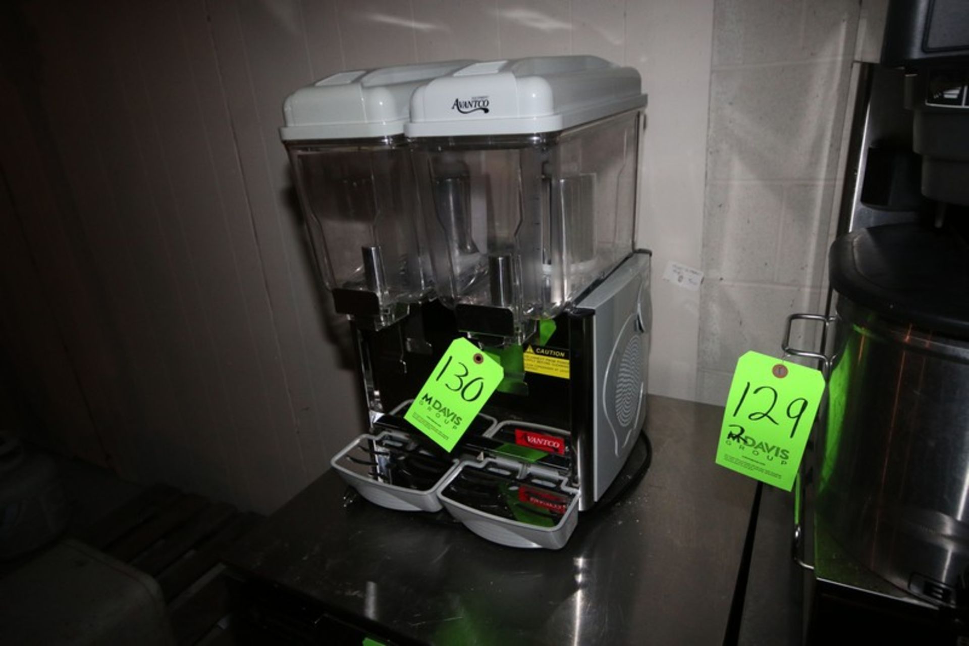 Avantco Beverage Juice Dispenser, M/N RBD-32, S/N 44019417-RBD-32, 120 Volts (Located in