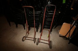 Black Event Chairs, with Cushion Back & Bottom, with (2) Carts (Located in Adamstown, PA--Back