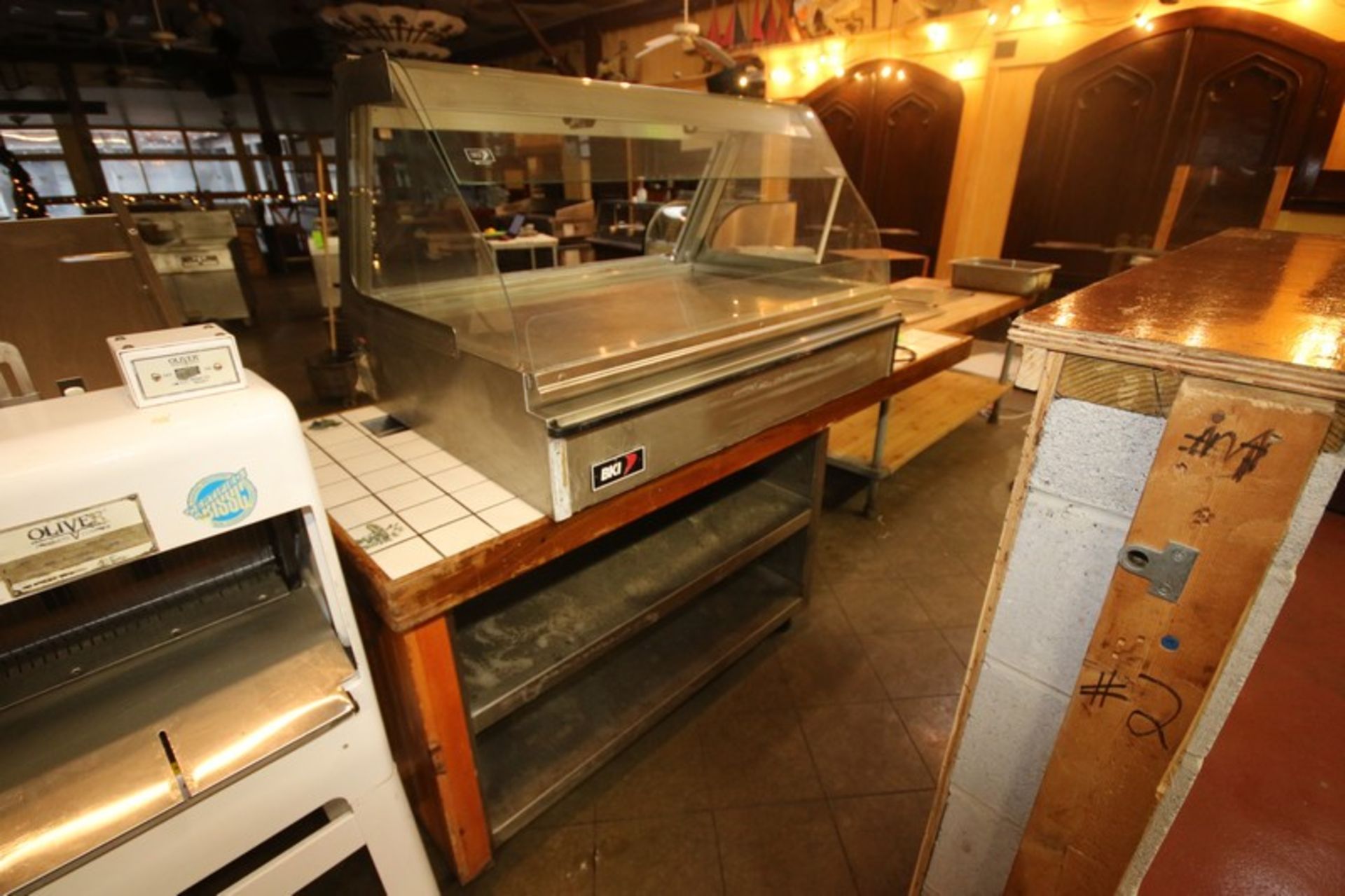 BKI S/S Warming Center, with Portable Counter, Counter Dims.: Aprox. 86" L x 33" W x 37" H ( - Image 4 of 5