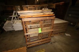 Assorted Wooden Chairs in Portable Case, Aprox. (30) Chairs (Located in Adamstown, PA--Back of