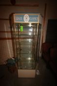 Lenox Classics Glass Display Case, Overall Dims.: Aprox. 36" L x 24" W x 77" H (Located in