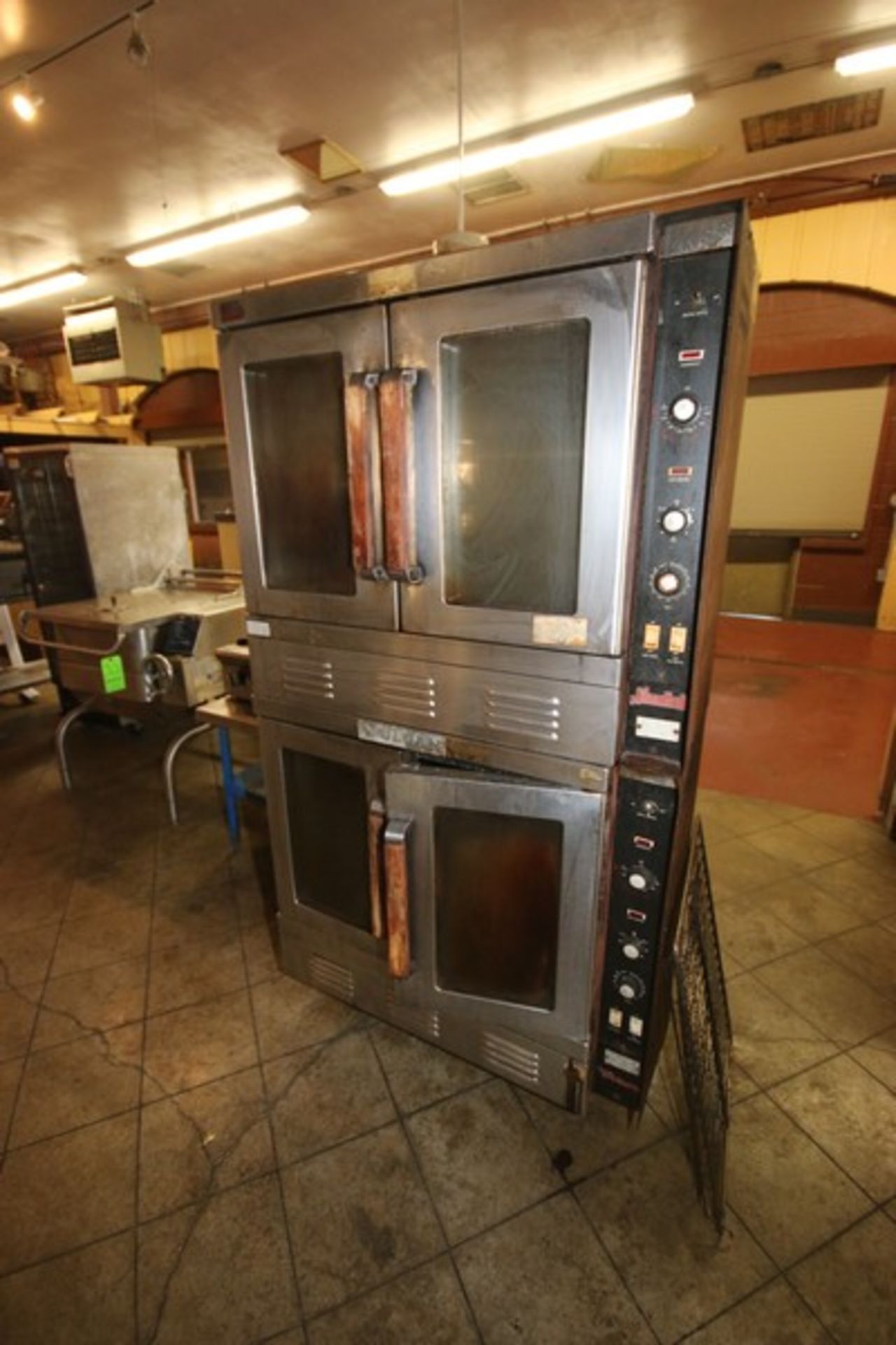 Vulcan & Snorkel S/S Double Decker Ovens, Overall Dims.: Aprox. 40-1/2" L x 37" W x 75" H, Mounted