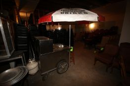 All Star S/S Vending Cart, M/N 100, S/N 93-059, with Propane Heating Compartment (Located in