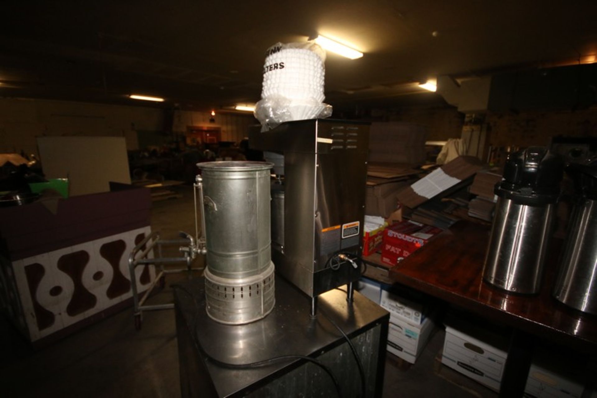 Bunn Coffee Machine with Antique Coffee Dispenser (Located in Adamstown, PA--Back Warehouse) - Image 3 of 4