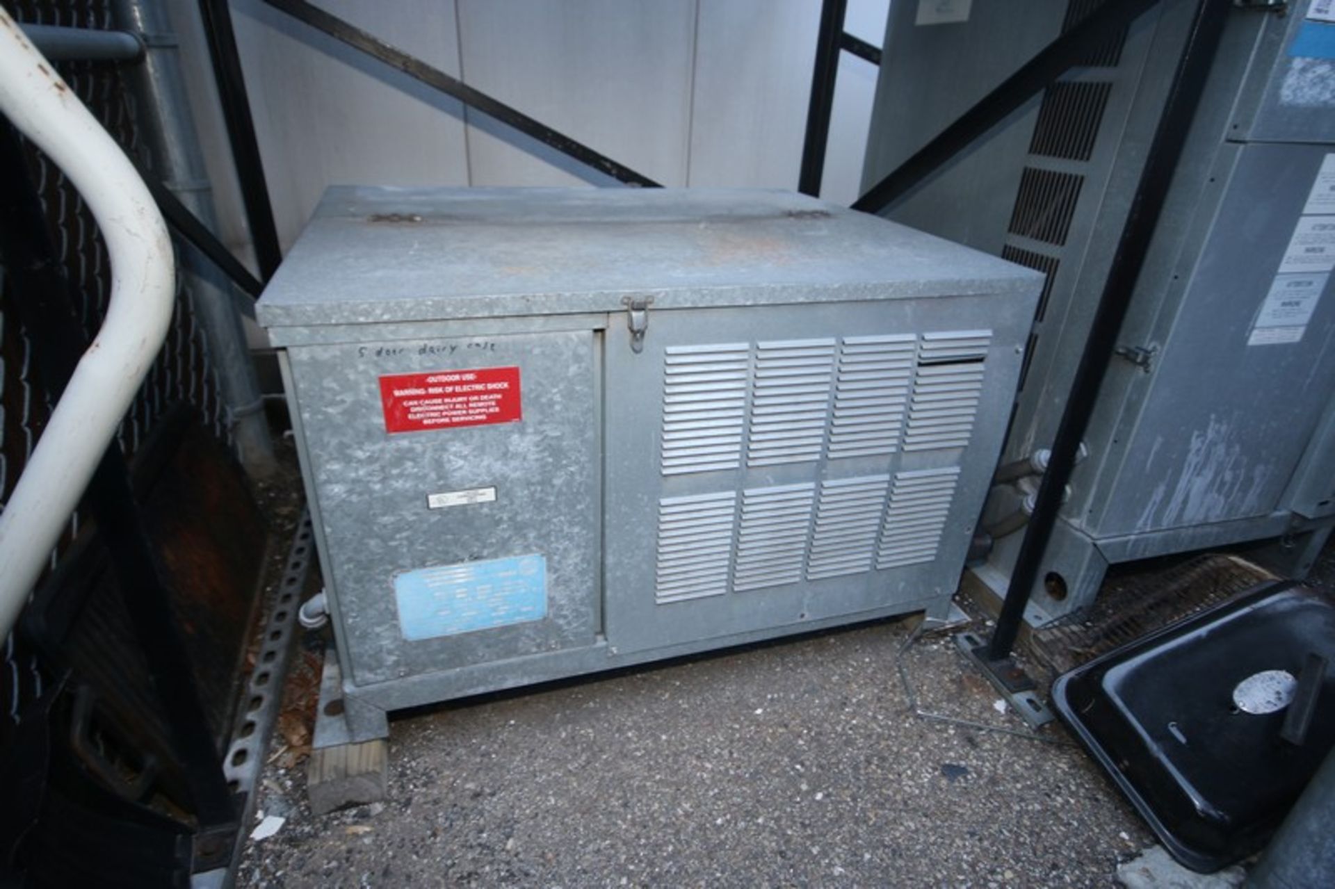 Krack Refrigeration Compressor, M/N K0H009H2A, S/N JA08AH-0035, with R-22 Refrigerant, 208-230/460