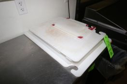 Assorted Plastic Cutting Boards, Assorted Sizes (Located in McMurray, PA) (Rigging, Loading & Site