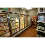 Hussman 4-Door Refrigeration Unit, M/N GEL-4, S/N 02B0279-351, 115/208-230 Volts, 1 Phase, Overall