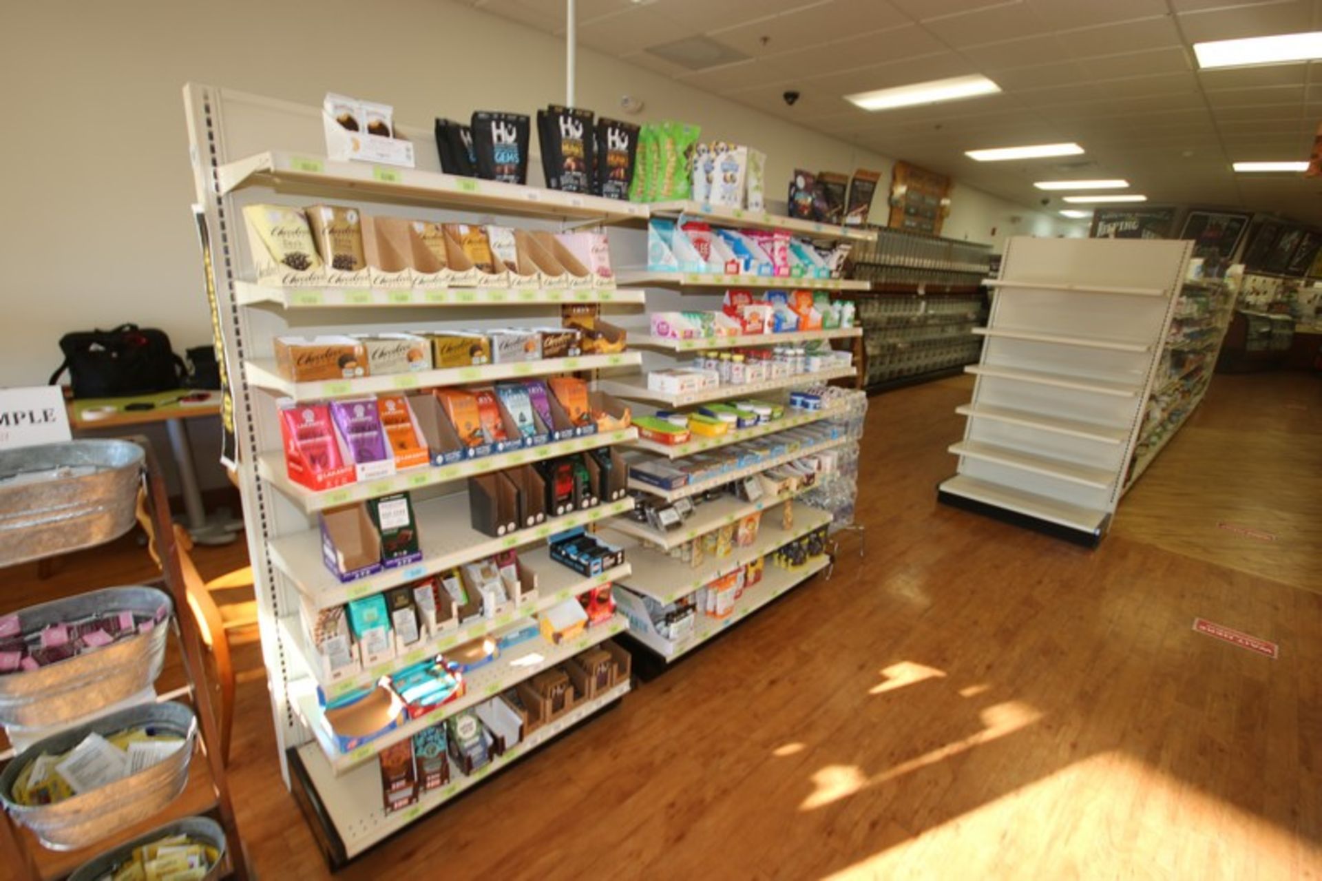 2-Sections of Single Sided Super Market Shevling, with Shelves (NOTE: 6 Total Feet) (Located in - Image 2 of 2