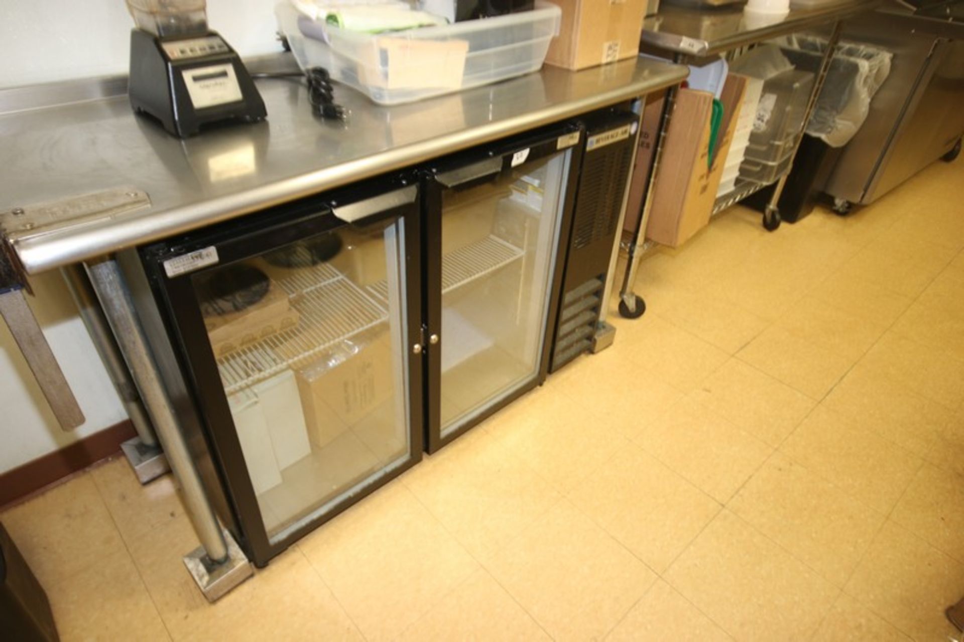 Beverage-Air 2-Door Refrigerator, with Glass Faced Refrigeration Doors, Overall Dims.: Aprox. 48" - Image 2 of 2