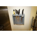 San Jamar Saf-T-Knife Station, Wall Mounted with Multiple Top Knife Inserts (Located in McMurray,