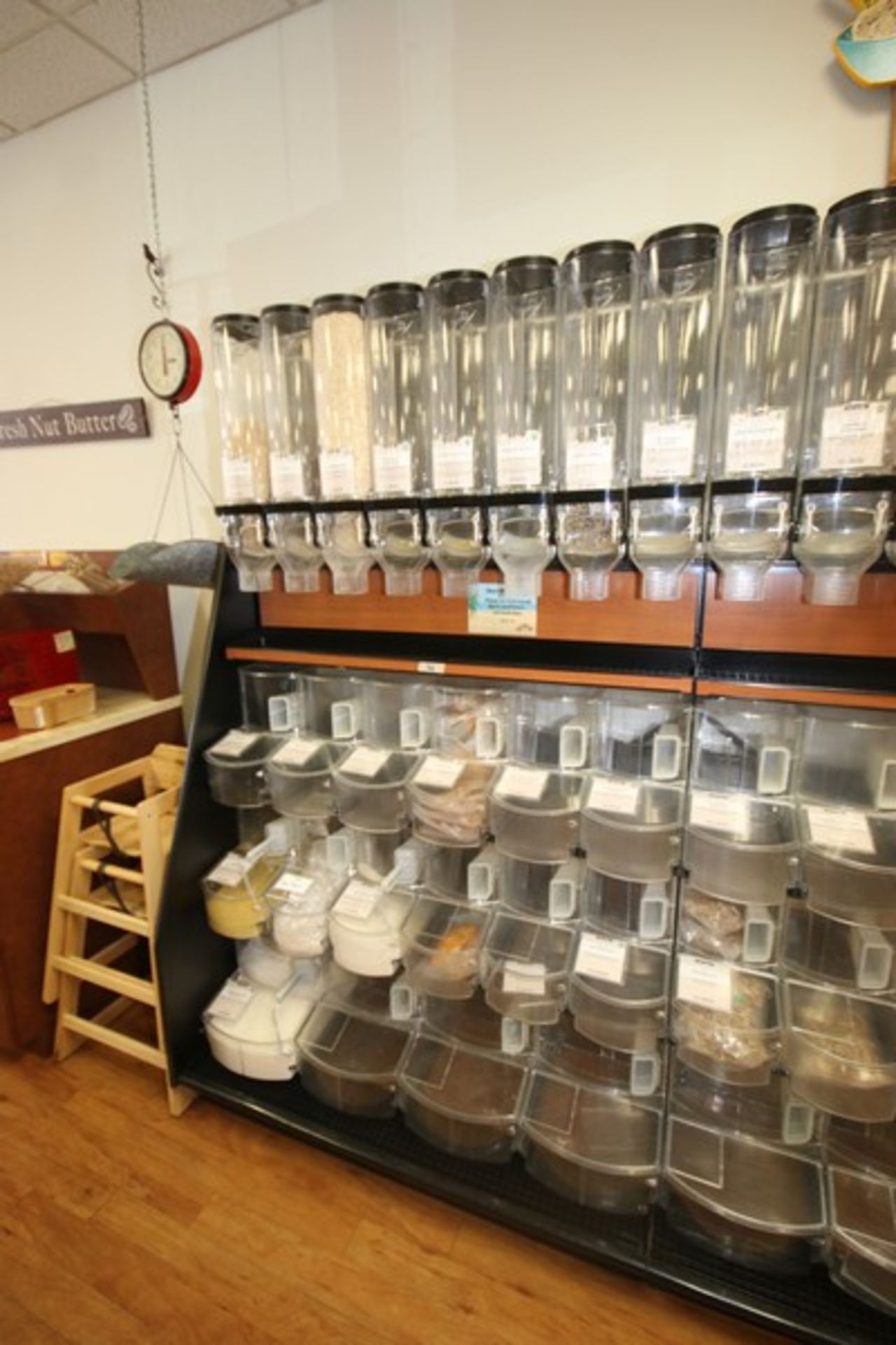 Dispensing Unit, with (8) Plastic Gravity Dispensing Units & (18) Plastic Scoop Bins, Overall Dims.: - Image 2 of 2