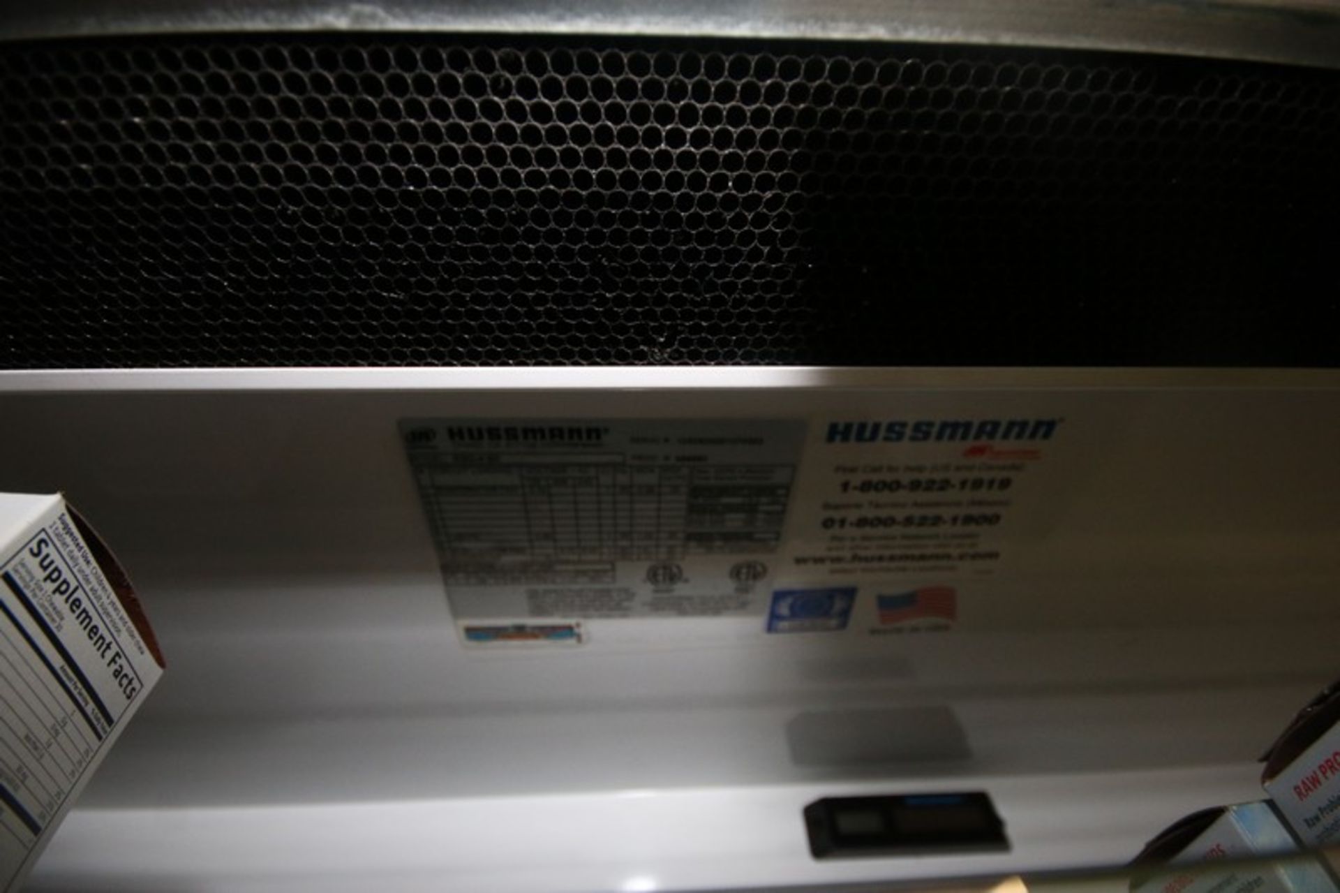 Hussman Open Refrigerator, M/N ROD-4-SC, S/N 1030923201074302, Overall Dims.: Aprox. 50-1/2" L x 24" - Image 5 of 8