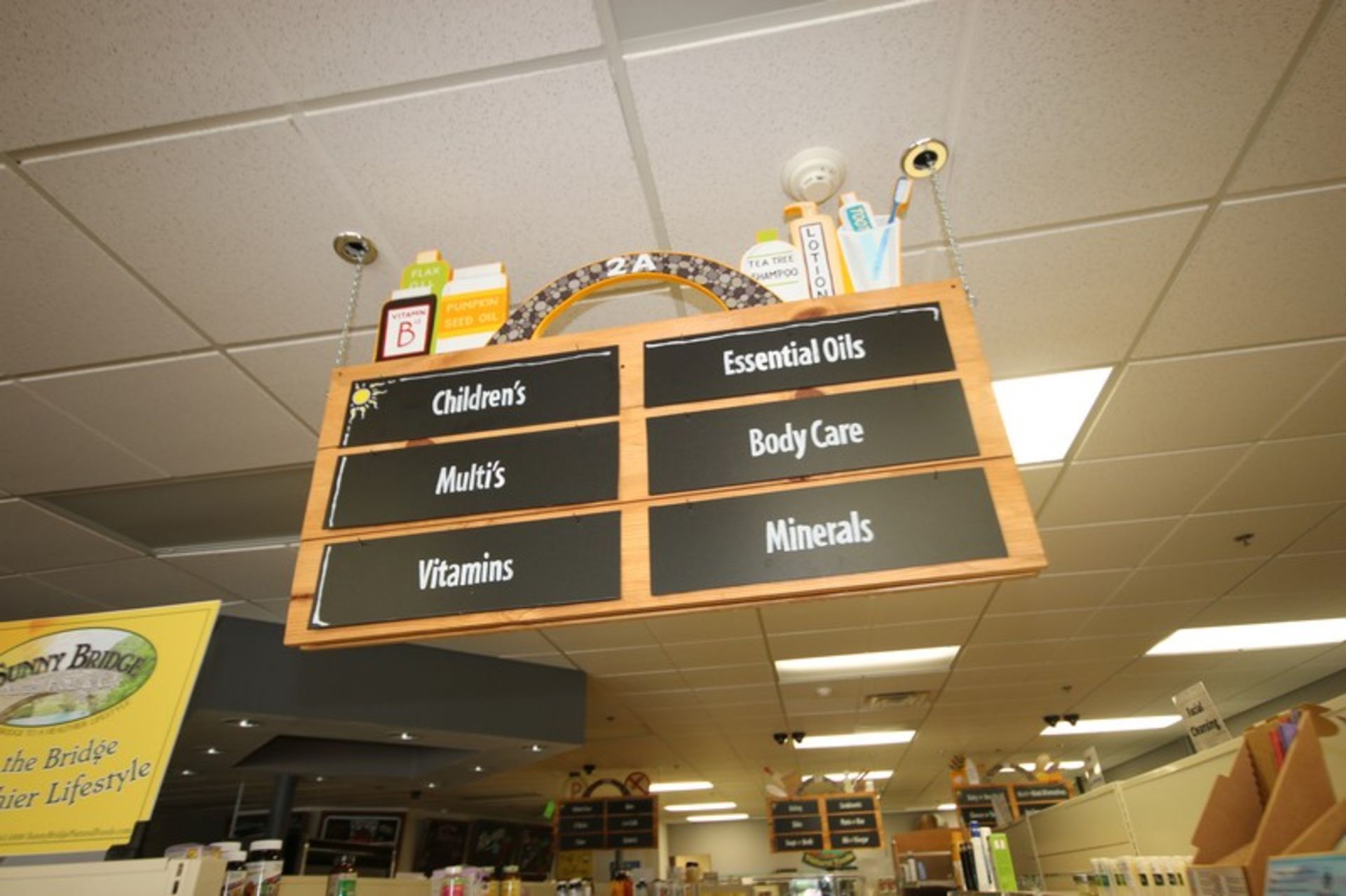 3-Grocery Store Isle Signs, Overall Dims.: Aprox. 48" L x 23-3/4" W (Located in McMurray, PA) ( - Image 2 of 3