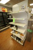 End Shelf, with 6-Shelf Design, Overall Dims.: Aprox. 36" L x 18" W x 72" H (Located in McMurray,