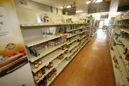 Feet of Double Sided Super Market Shelving, with Shelves (NOTE: SOLD BY THE FOOT) (Located in