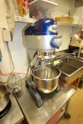 Vollrath Mixer, M/N MIX1020, S/N B42-00181983-0210, with 1/2 hp Motor, 110 Volts, 1 Phase, with S/