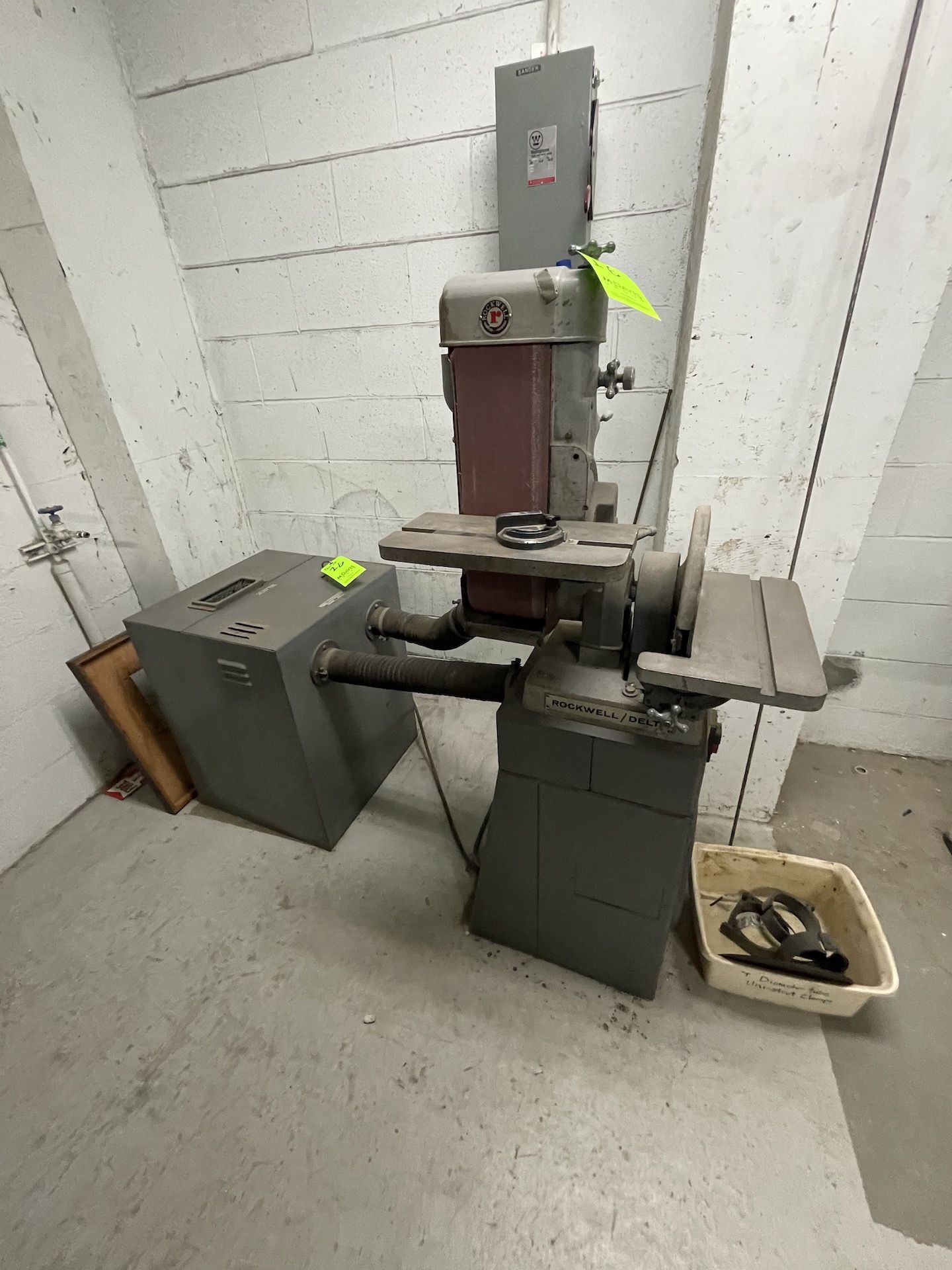 ROCKWELL BELT SANDER/GRINDER, MODEL 31-710, S/N EW-5588 (Non-Negotiable Rigging, Packaging and - Image 3 of 10