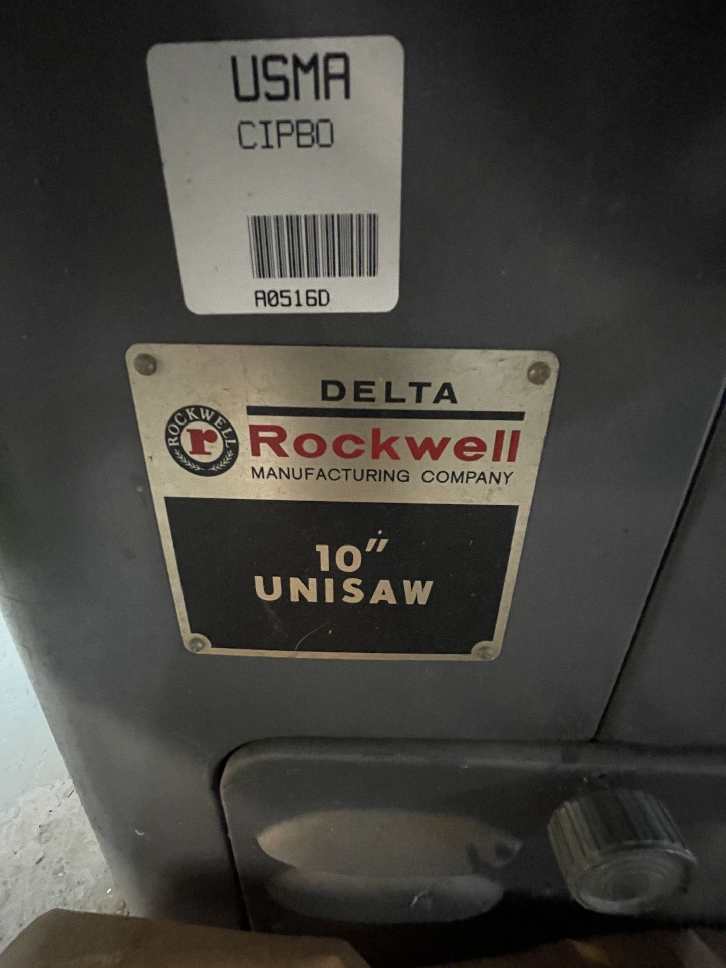 ROCKWELL 10" UNISAW, MODEL 34-450, S/N FR-8493, WITH BIESMEYER SAW FENCE SYSTEM (Non-Negotiable - Image 4 of 8