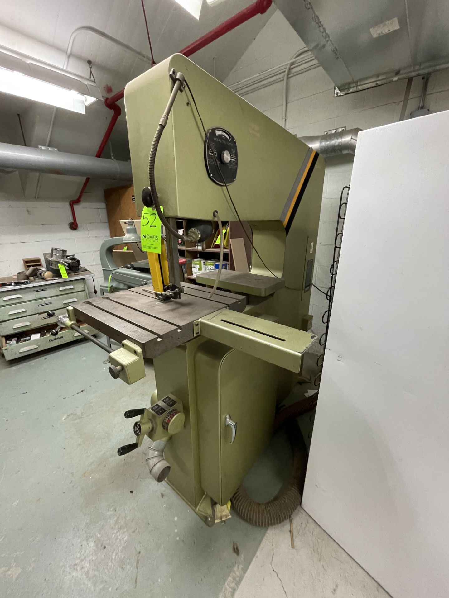 STARTRITE VERTICAL BANDSAW, MODEL 30RWS, S/N 90032, WITH STARTRITE WELDING UNITE BSO.25, S/N - Image 5 of 19
