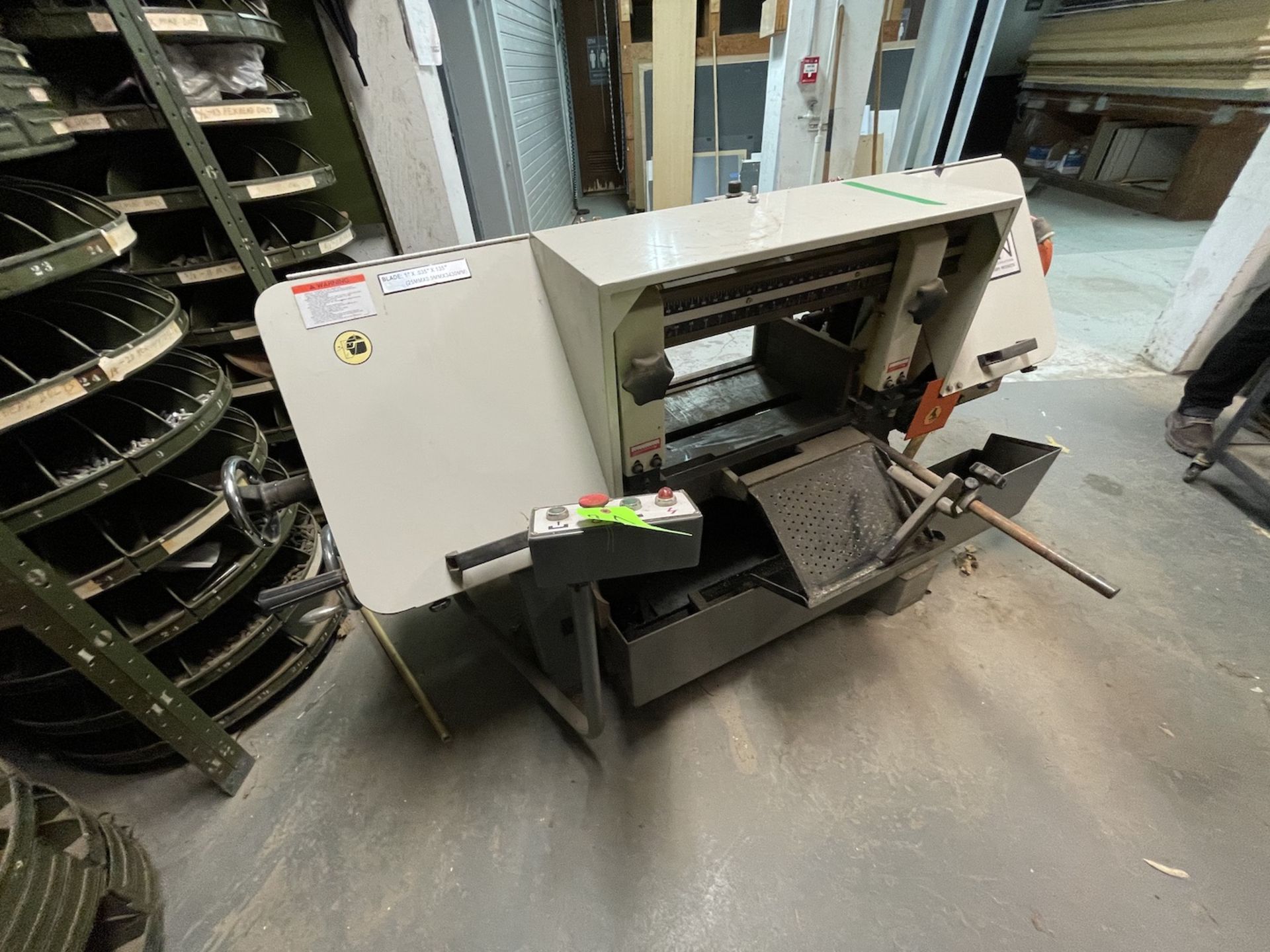 WILTON BAND SAW, MODEL 7020, S/N 0305151, VARIABLE SPEED ADJUSTMENT 100FPM TO 350FPM, 1-1/2 HP - Image 2 of 14