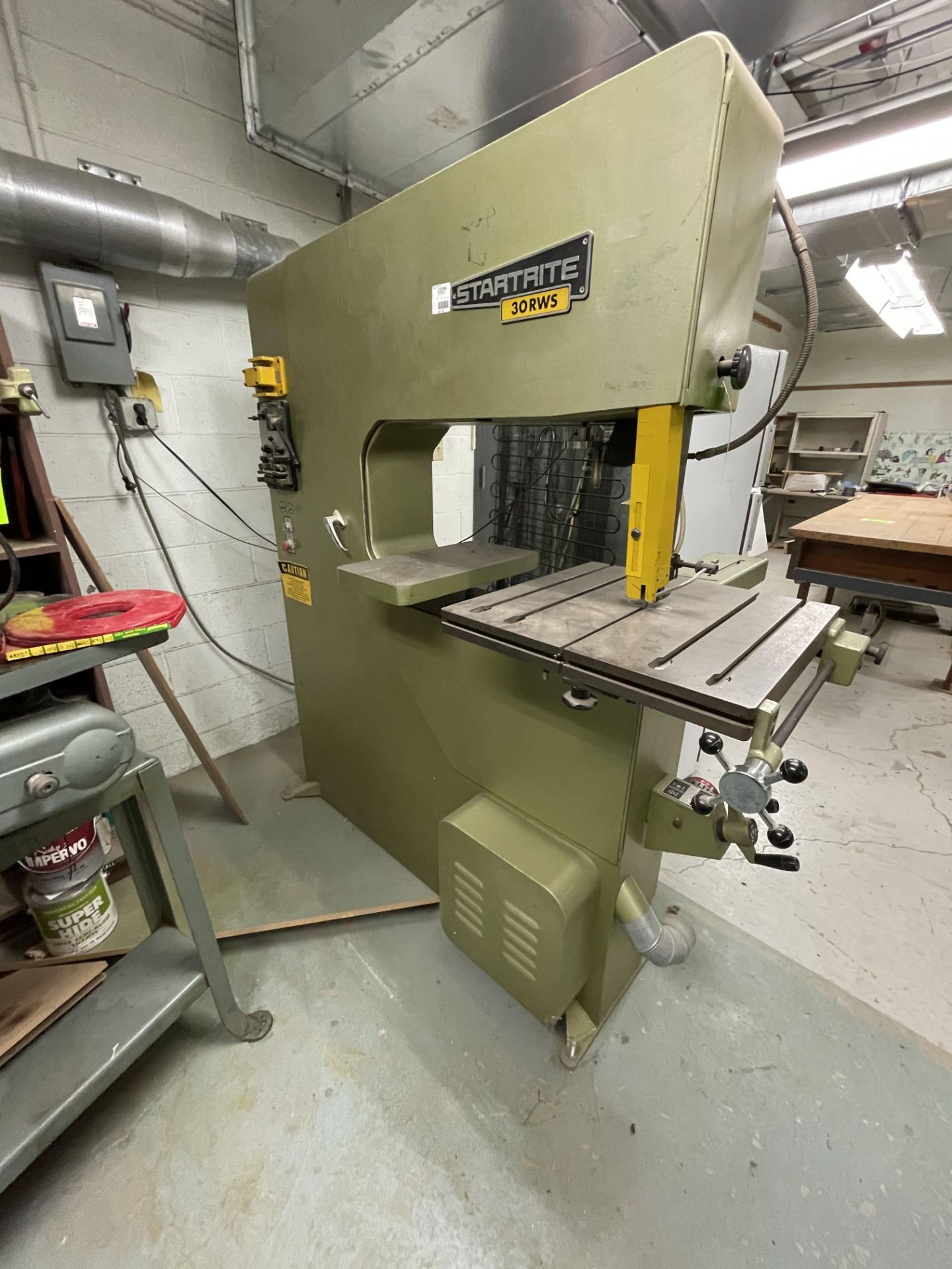 STARTRITE VERTICAL BANDSAW, MODEL 30RWS, S/N 90032, WITH STARTRITE WELDING UNITE BSO.25, S/N - Image 2 of 19