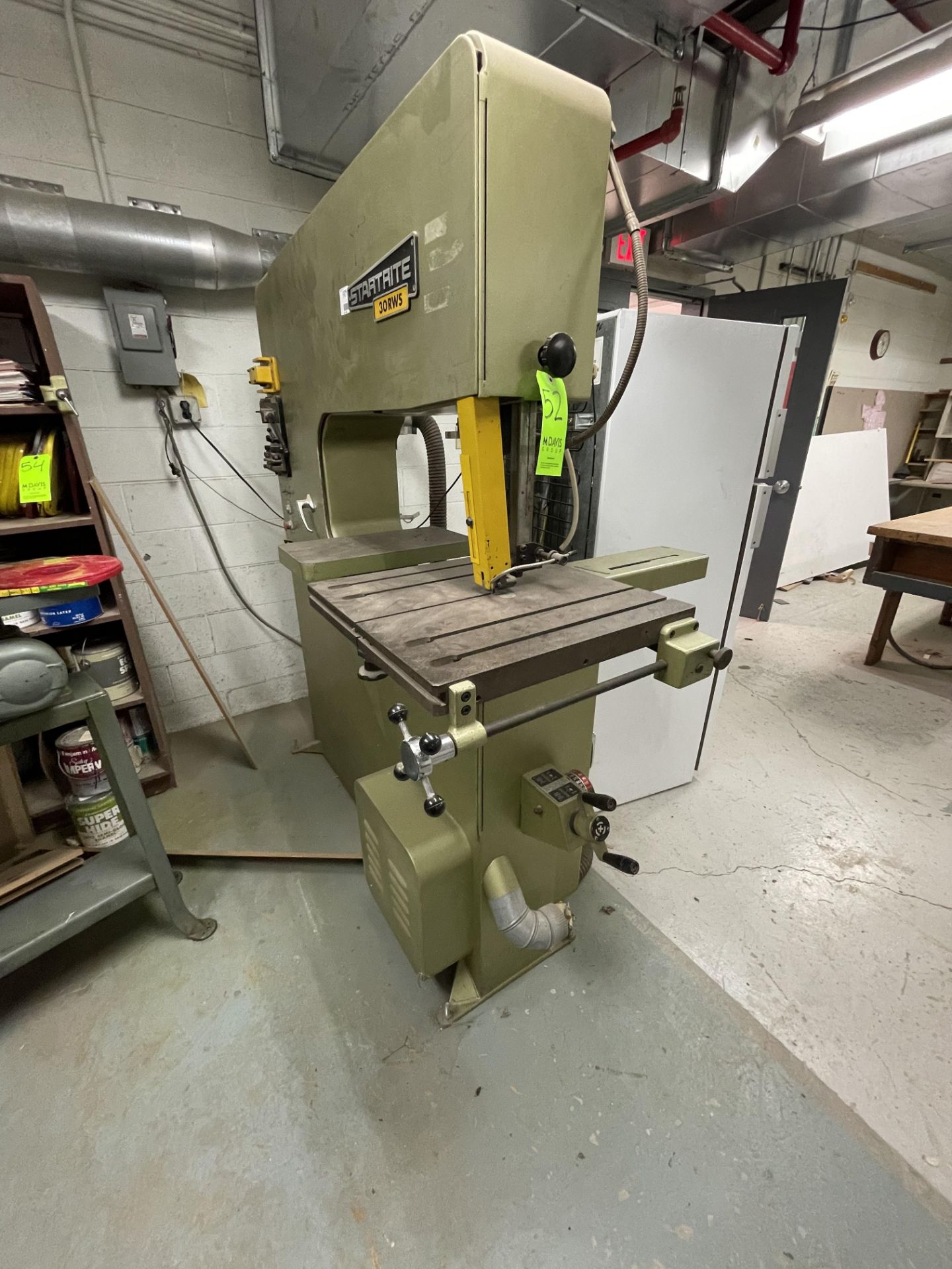 STARTRITE VERTICAL BANDSAW, MODEL 30RWS, S/N 90032, WITH STARTRITE WELDING UNITE BSO.25, S/N