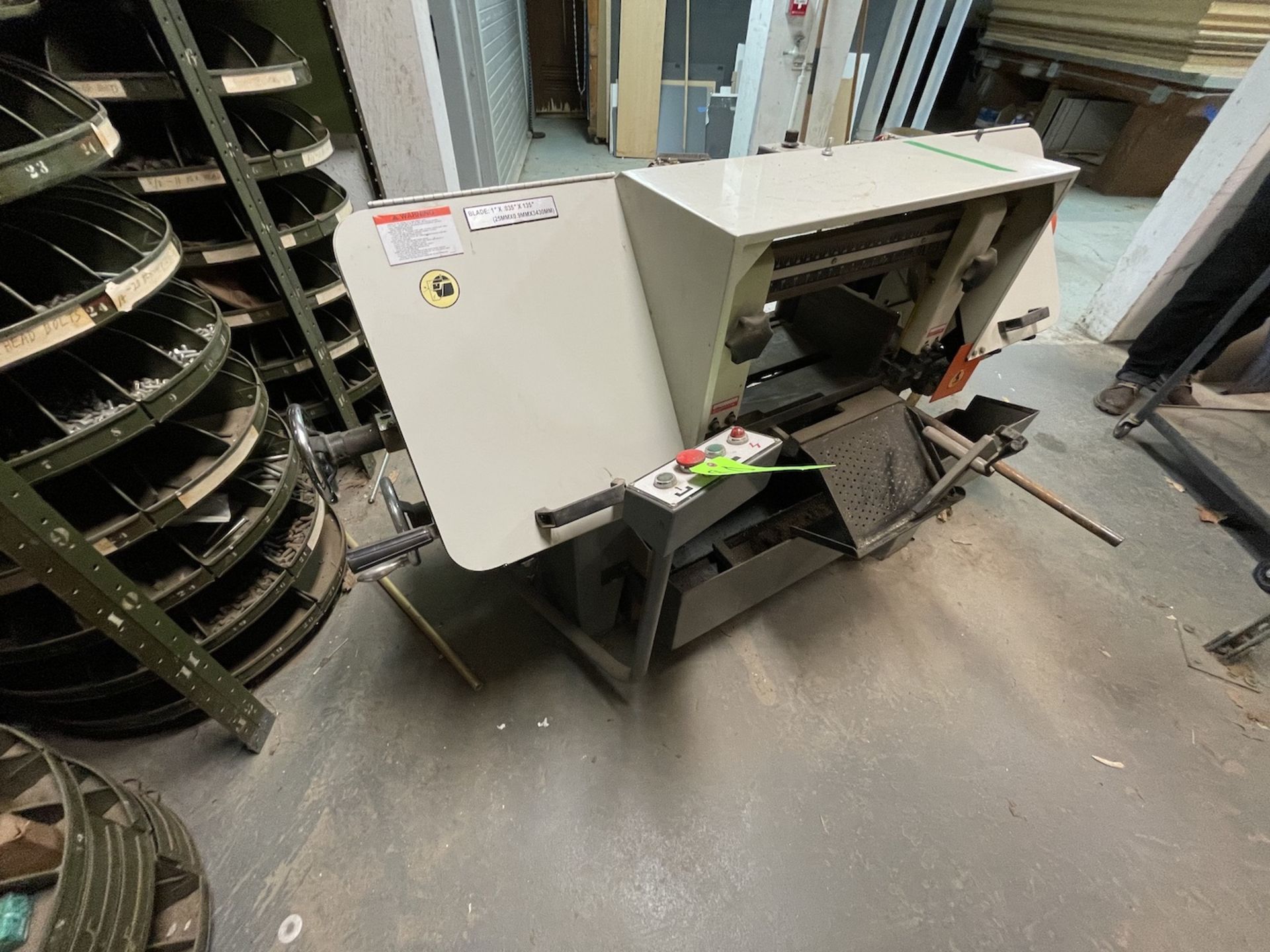 WILTON BAND SAW, MODEL 7020, S/N 0305151, VARIABLE SPEED ADJUSTMENT 100FPM TO 350FPM, 1-1/2 HP - Image 11 of 14