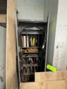 CABINET WITH CONTENTS INCLUDING VARIOUS SAW BLADES BY DOALL AND OTHERS (Non-Negotiable Rigging,
