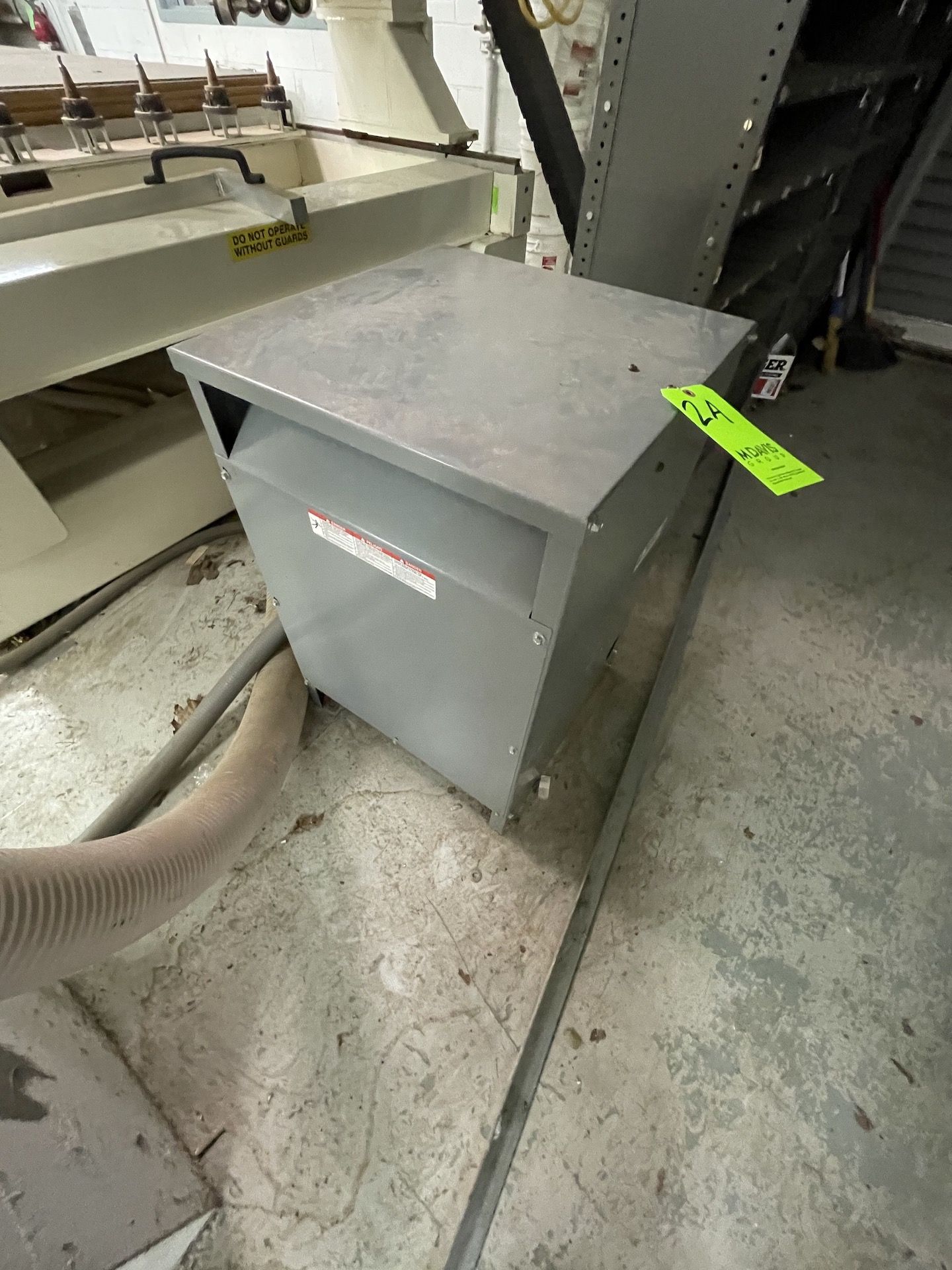 SQUARE D TRANSFORMER, 3 PHASE, 480/208/120, 45 KVA (PREVIOUSLY USED WITH THERMWOOD CNC LOT 2) (Non- - Image 6 of 6