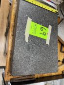 GRANITE SURFACE PLATE, APPX DIMENSIONS 12'' X 18'' X 4'' (Non-Negotiable Rigging, Packaging and