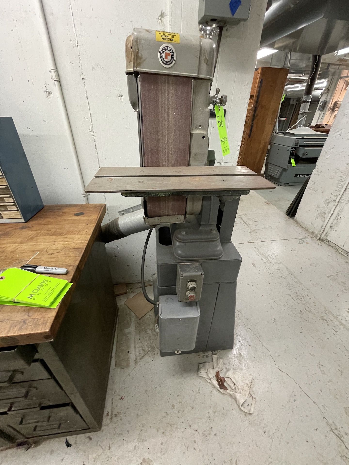 ROCKWELL BELT SANDER, MODEL 31-520, S/N FA4904 (Non-Negotiable Rigging, Packaging and Loading - Image 5 of 10