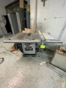 DELTA TABLE SAW, MODEL X5 UNISAW, S/N 05D101187, APPX DIMENSIONS OF TABLE 50''L x 27''W (Non-