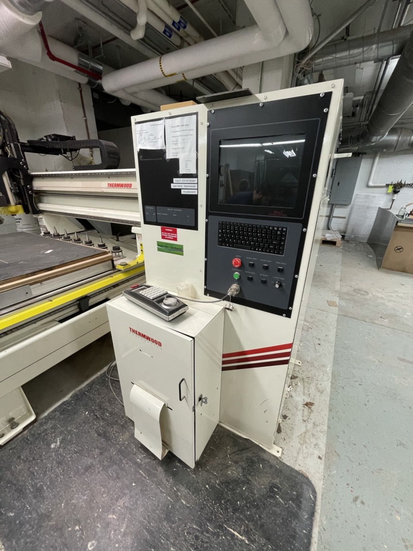 THERMWOOD CNC ROUTER CABINETSHOP SERIES, MODEL C845-510, S/N C5452090108THERMWOOD CARTESIAN 5 - Image 6 of 34