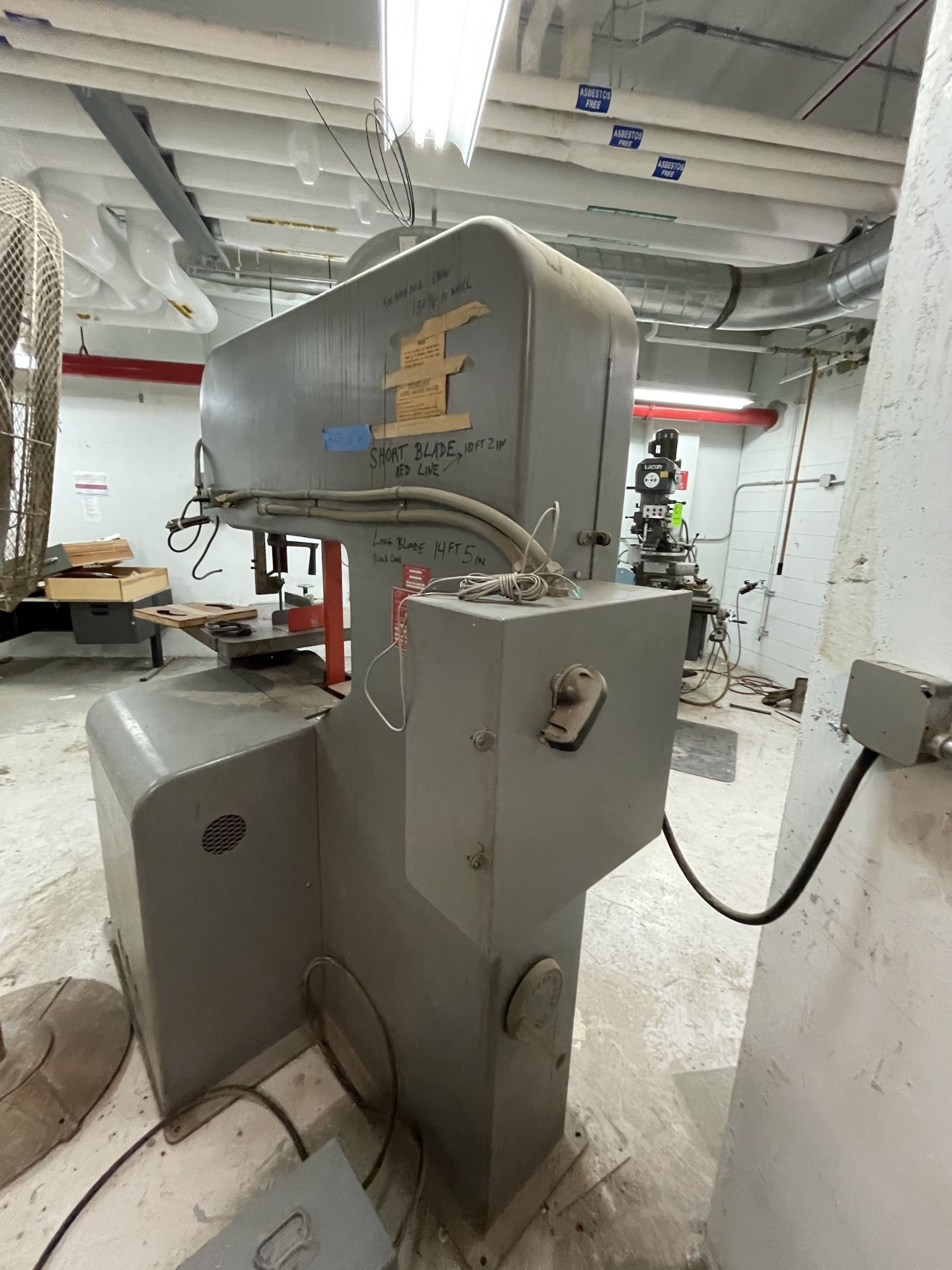 DOALL CONTOUR MACHINE/SAW, MODEL 3613-0, S/N 278-74533, INCLUDES DOALL WELDER, MODEL DBW-15, S/N - Image 7 of 13