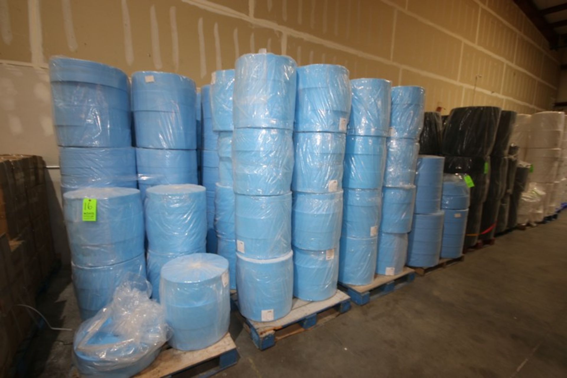 (8) Pallets of Blue Exterior Mask Layer Rolls, Aprox. 300 Rolls (LOCATED IN LAS VEGAS, NV) - Image 2 of 3