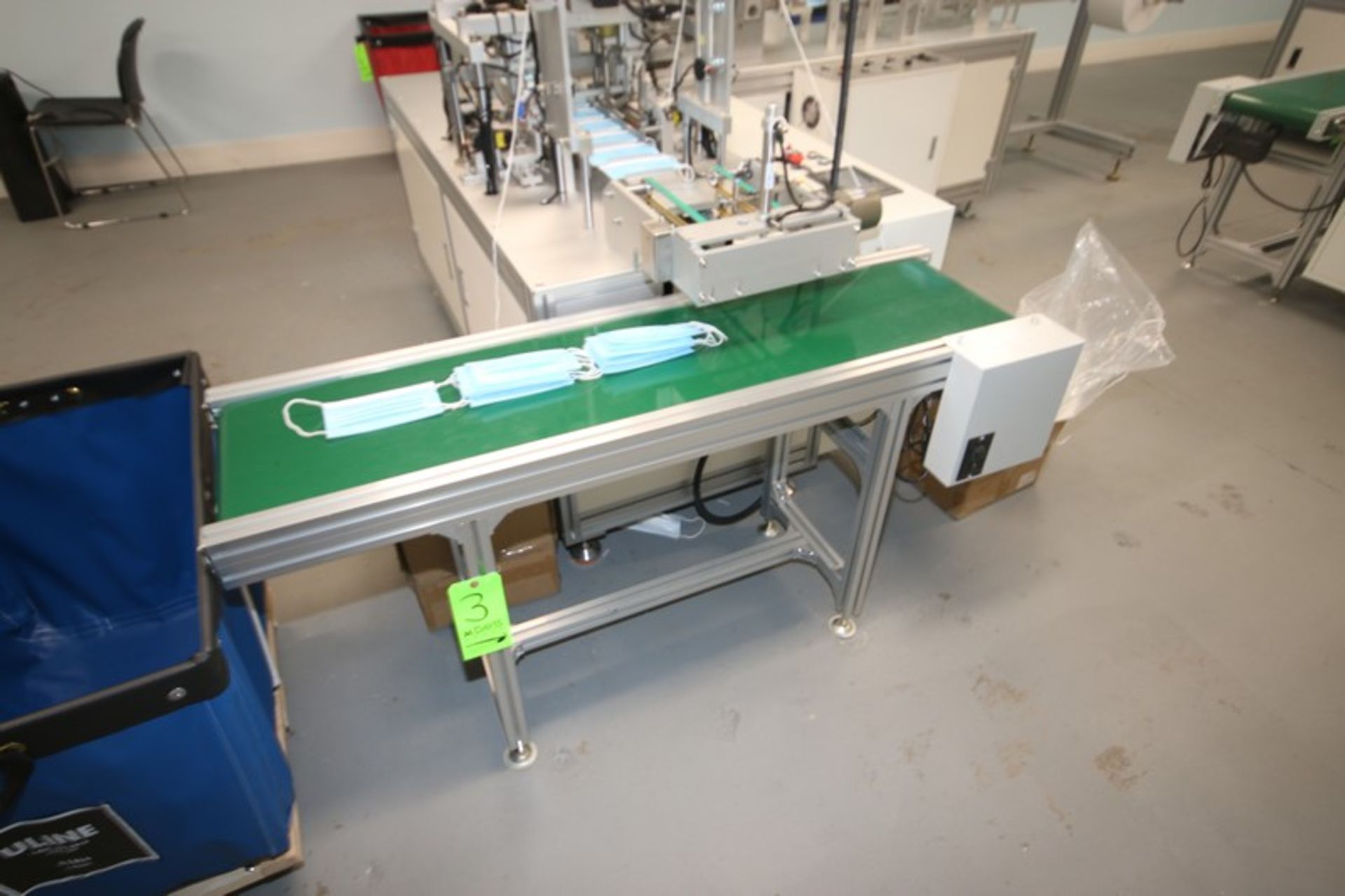 Ultra-Sonic Spindle Medical Mask Manufacturing Machine, with Spindle Rack Containing Top Laying, - Image 11 of 19