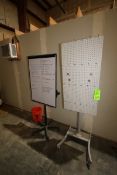 Lot of 1-Portable Marker Board & 1-Portable Cork Board (LOCATED IN LAS VEGAS, NV)