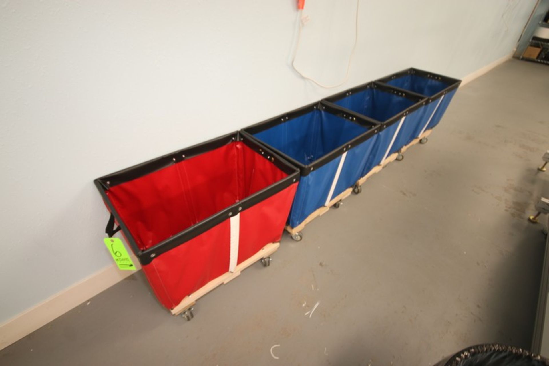 Uline Portable Bins, Internal Dims.: Aprox. 29" L x 19" W x 21" Deep, On Portable Frames (LOCATED IN - Image 2 of 2