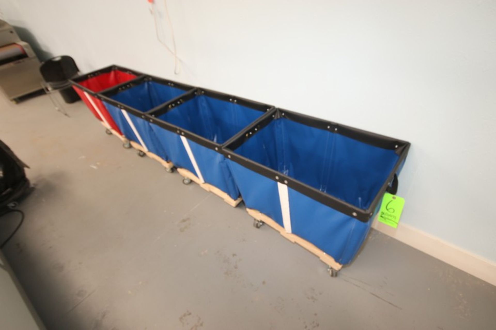 Uline Portable Bins, Internal Dims.: Aprox. 29" L x 19" W x 21" Deep, On Portable Frames (LOCATED IN