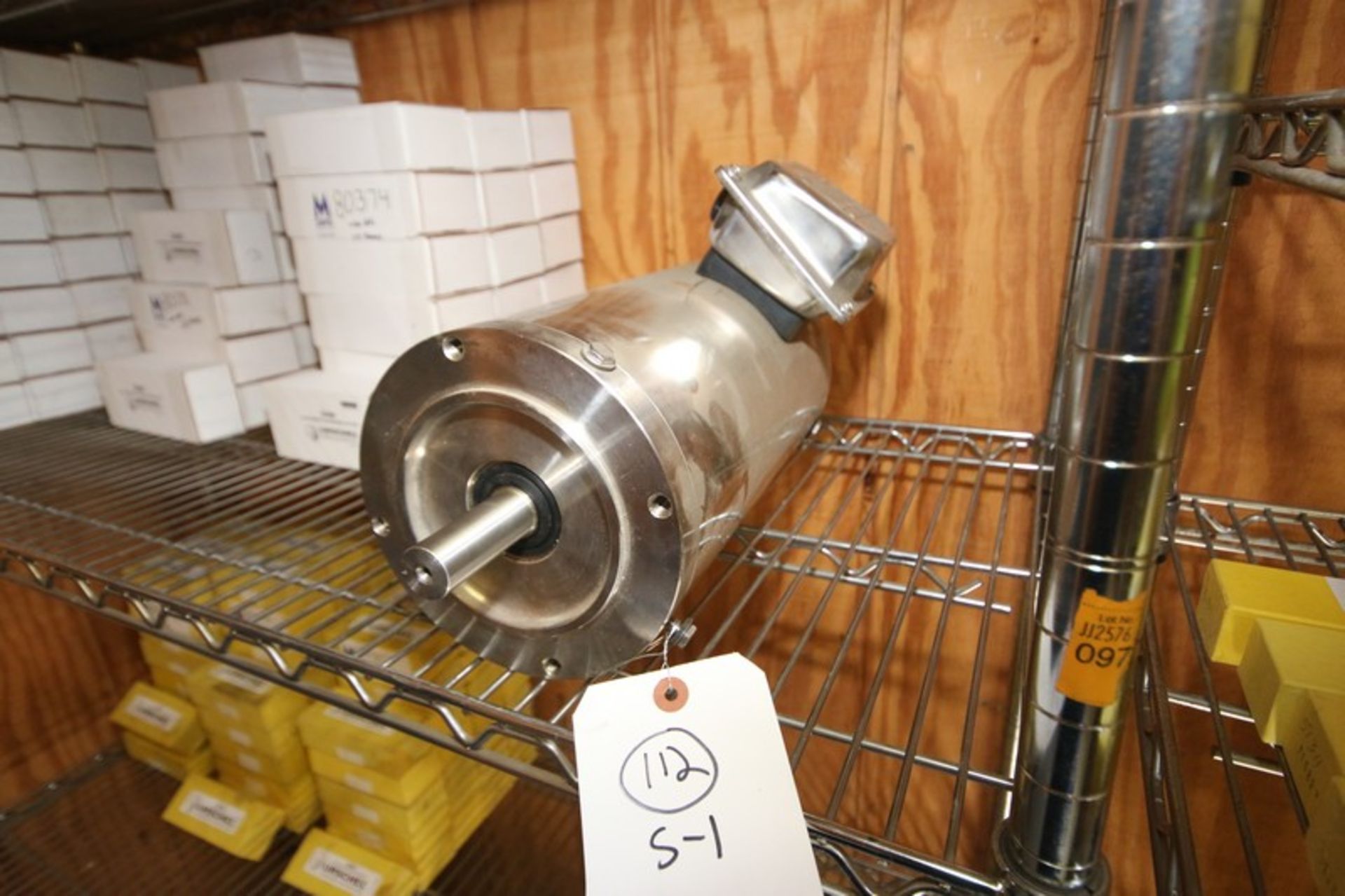 WEG 3 HP S/S CLAD MOTOR,3455 RPM MOTOR, 208-230/460 VOLTS, 3 PHASE (INV#80379)(Located @ the MDG