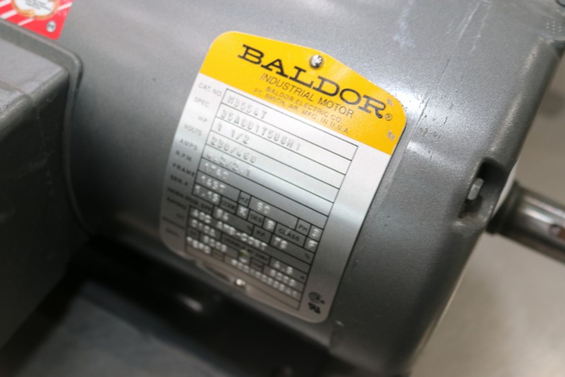 (2) NEW Baldor 1-1/2 hp Motors,230/460 Volts, 3 Phase, 1740 RPM (INV#81041)(Located @ the MDG - Image 4 of 5