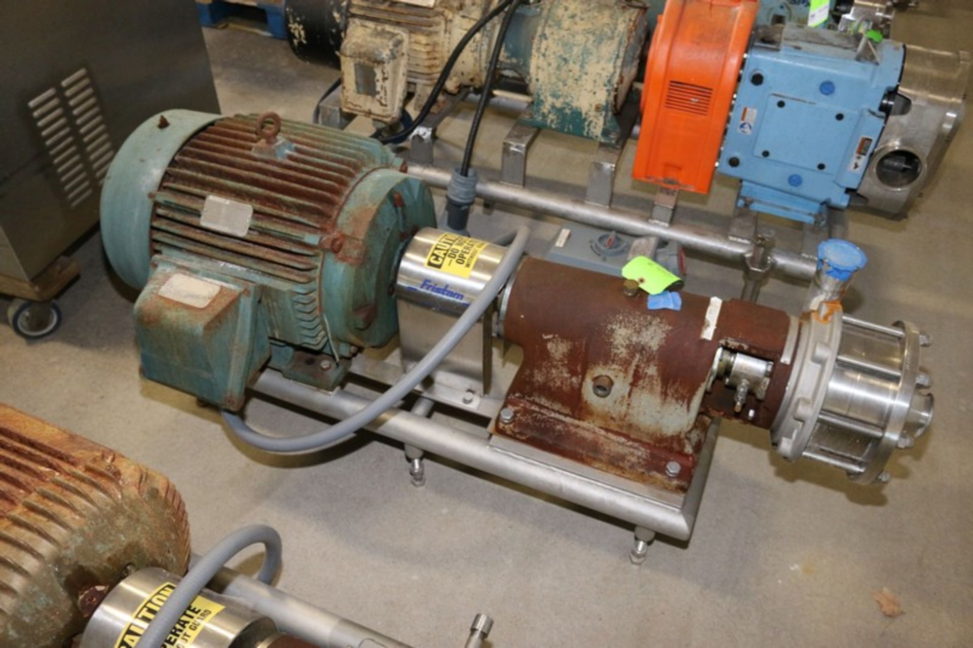 Fristam 40 hp Centrifugal Pump, M/N FM332-175,S/N FM33297319, with Reliance 3560 RPM Motor, with - Image 5 of 5