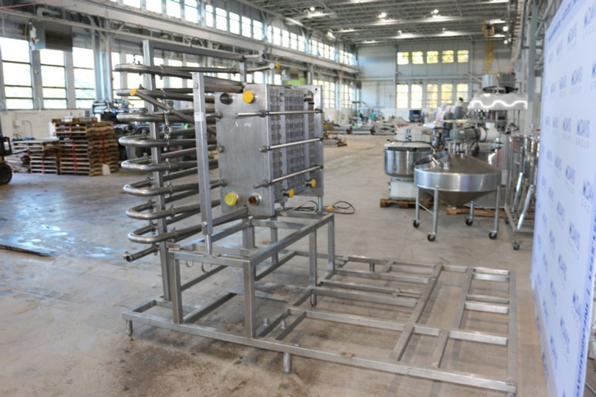 S/S Pasteurization Skid, Includes APV 3-Section Plate Heat Exchanger, M/N SP250-S, S/N 20332, with - Image 6 of 10